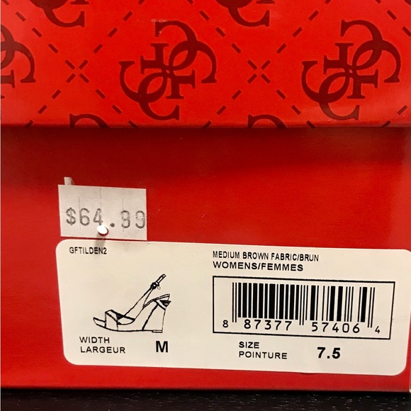 GUESS Wedge Shoes in excellent used condition
Size: 7.5
Price Paid: $64.99 + tax - Picture 7 of 7